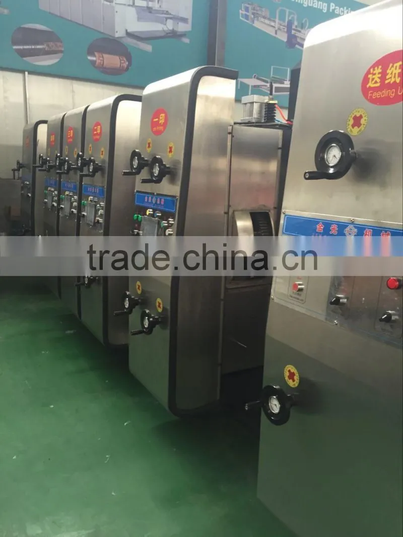 Packaging machine High Speed Flexo Printer Slotter Rotory Die-cutter machine carton printing machinery