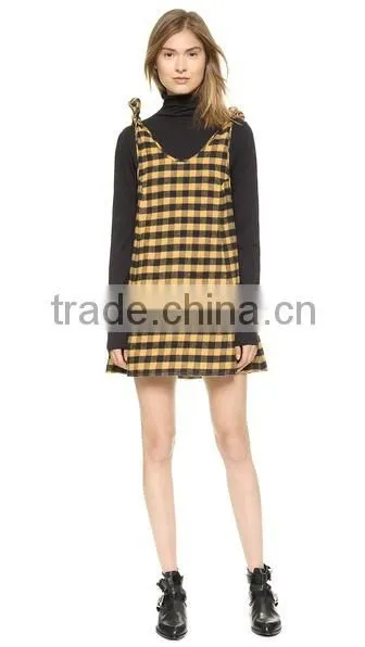 China flannel maternity plaid shirt dresses supplier long sleeve