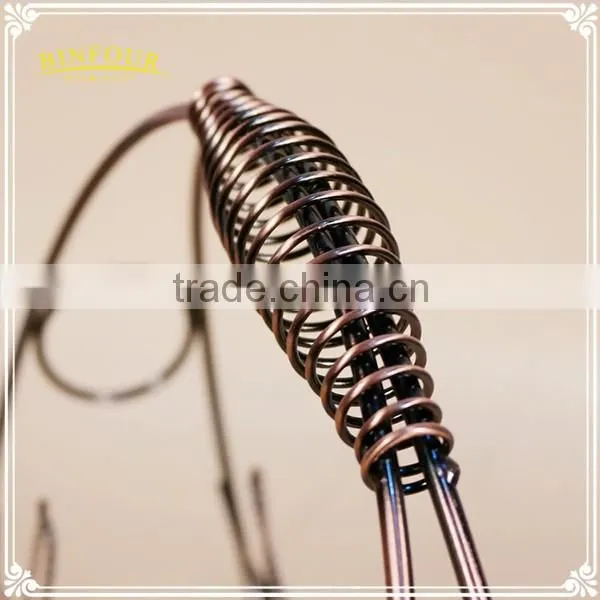 Iron wine rack fashion creative metal mediterranean-style ornaments