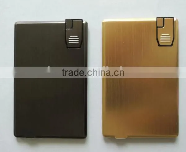 most thin credit card power bank with USB flash