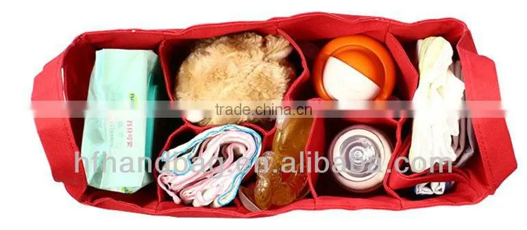 wholesale nylon divide mother bag,diaper bag for baby mother