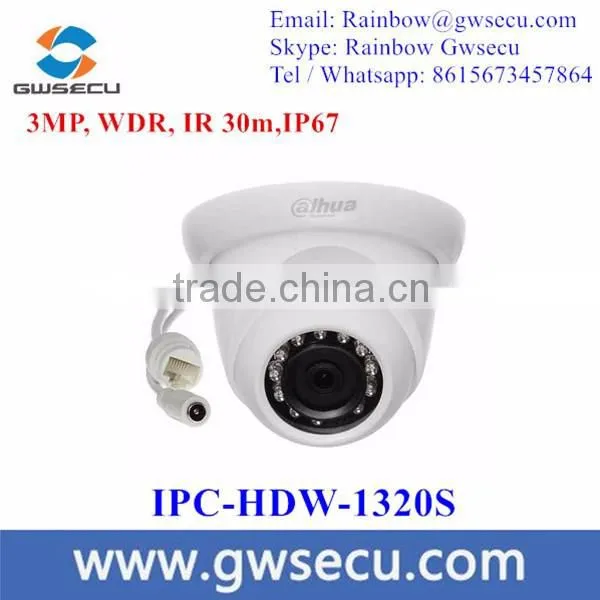 dahua 3mp ip ir mini dome camera ipc cctv camera system image recognition camera