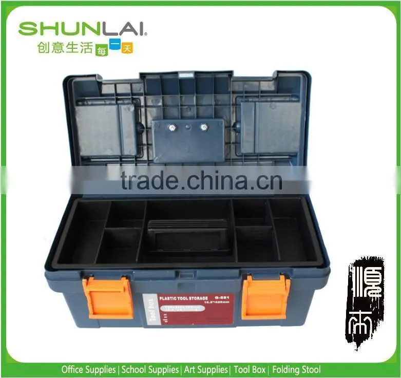 small handle transparent plastic tool box
