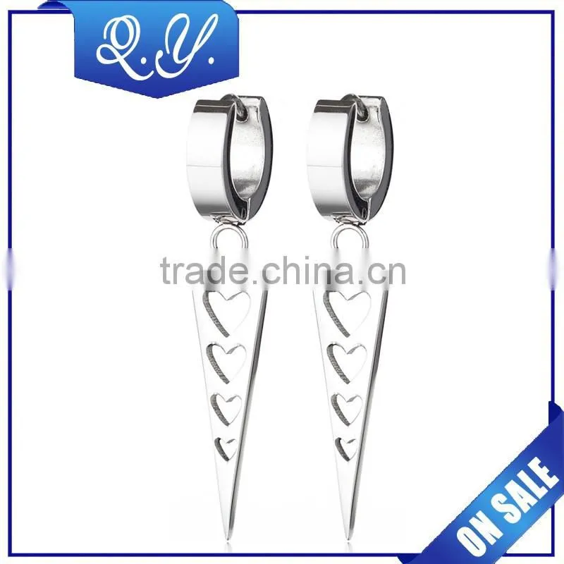 Hot wholesale ear piercing jewelry double pearl earrings ear studs