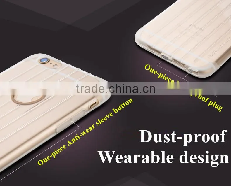 For iphone 6/plus Style case cover, Luggage TPU material