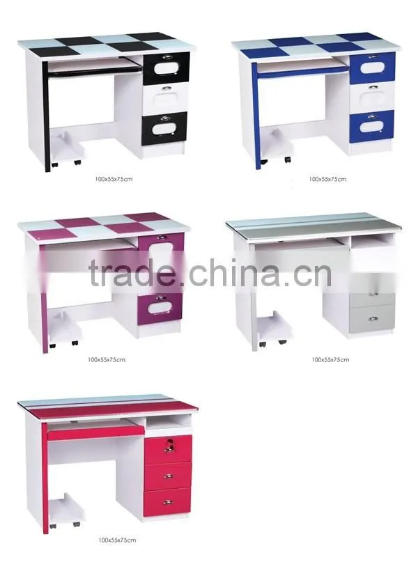 alibaba trade assurance supplier student desktop computer table with bookcase