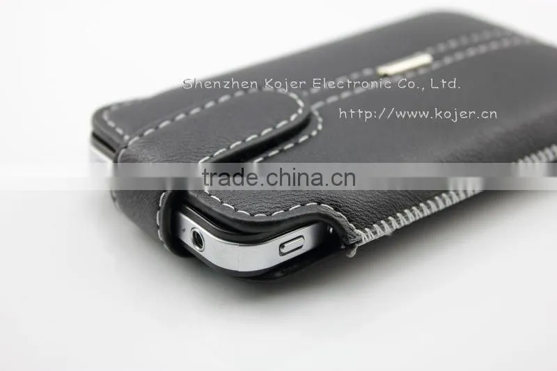 NEW Design Cell Phone Leather Pouch For Apple Iphones