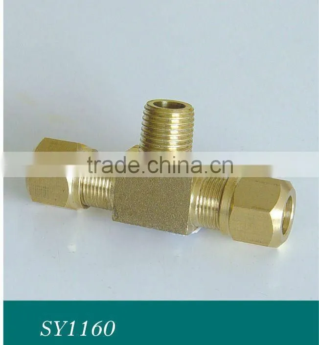 Sanye Iron or Copper Tee Pipe Fitting with Nut
