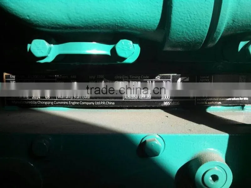 Factory sale Cummins KTA19-G4 generator, powered by Cummins KTA19-G4 engine