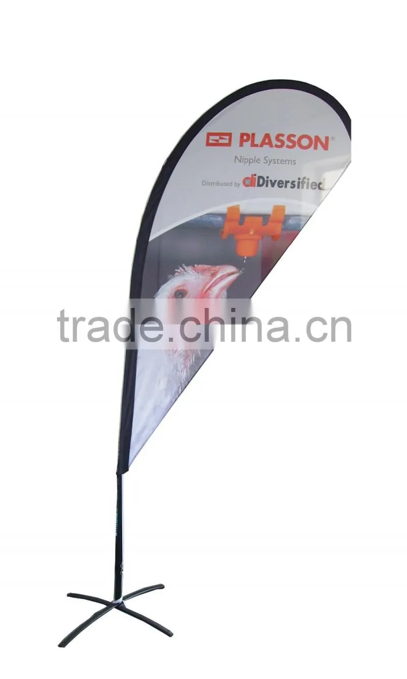 EZ new style economic beach flag with varieties base