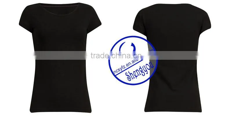 China supplier wholesale custom women cheap blank tshirt no lable