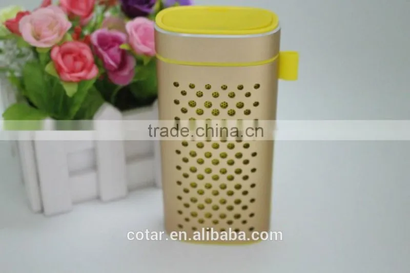 New 3in1 Function bluetooth 4400mah Power Bank Speaker waterproof