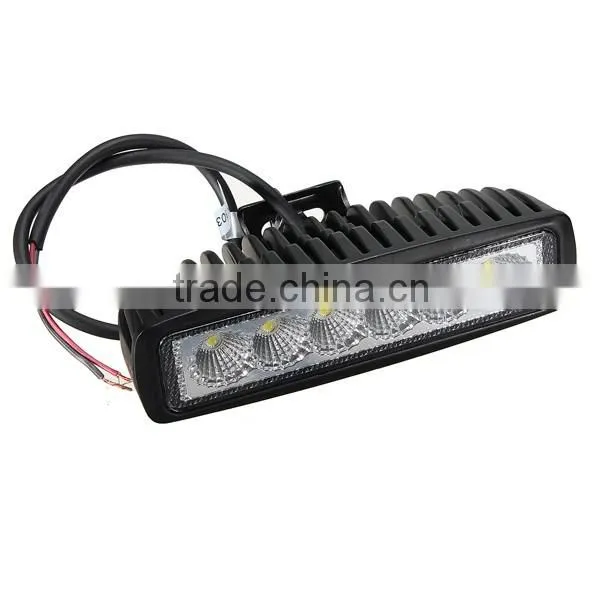 18W led work light bar Flood/Spot Beam led car driving lights for jeep Truck led work light
