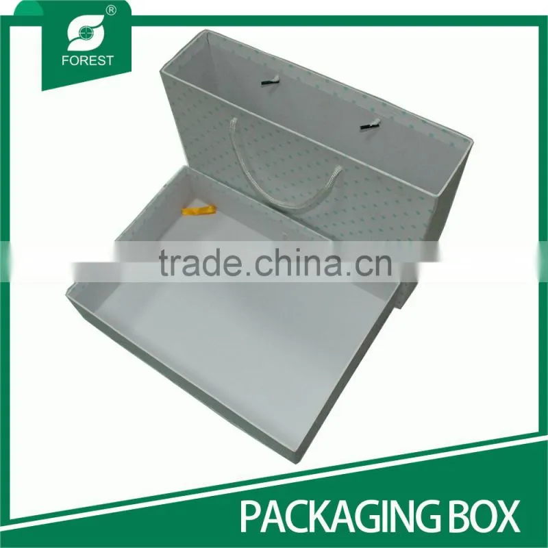 LUXURY CUSTOM PAPER PACKAGING BAG FOR SHOES WITH LOGOS