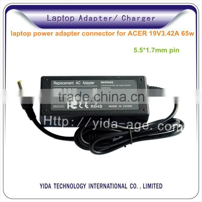 2016 low price good quaity laptop adapter charger for Acer 5.5*1.7mm