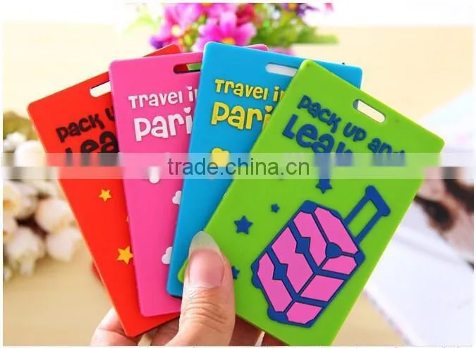 luggage tag pvc luggage tag plastic luggage tag