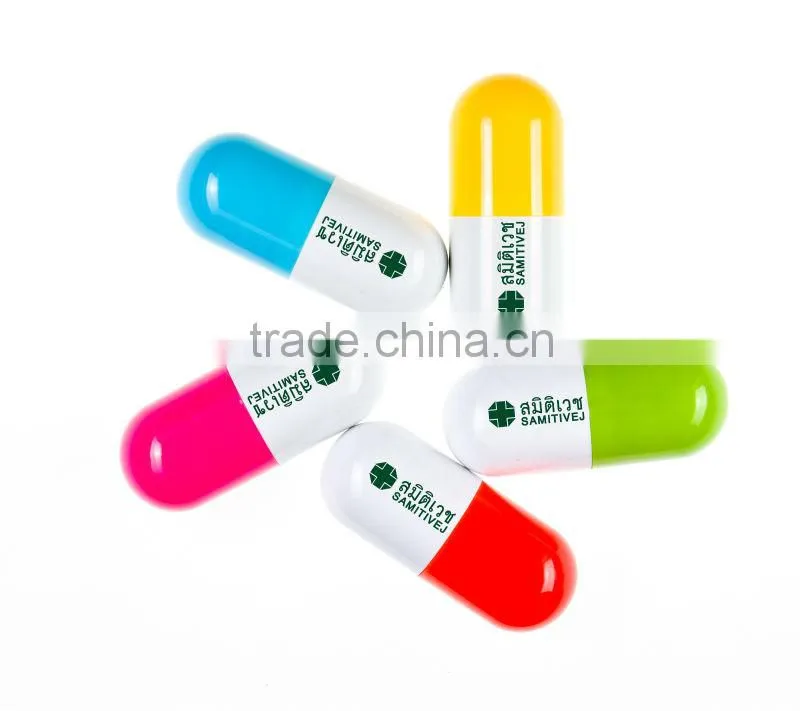 2014 new style plastic pill shap pen