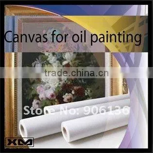 WAER RESITNT PURE COATED COTTON INKJET CANVAS ROLL FOR DECOR