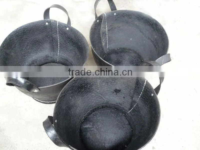 recycled rubber bucket,tire bucket,flexible bucket,Firewood basket,REACH