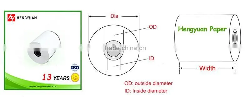 Professional Multifunction customized Cash Register Paper Rolls