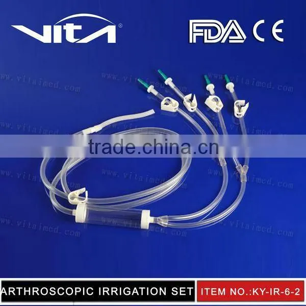 Four lead Arthroscopic Irrigation Set
