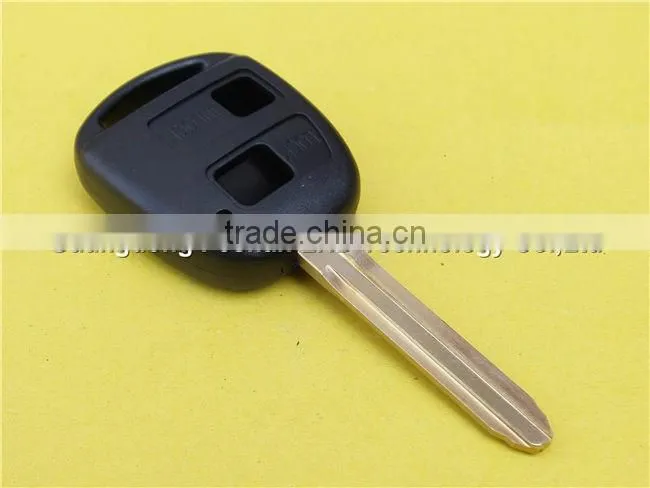 Wholesale Toyota 2 buttons key blank smart key case TOY43 blade