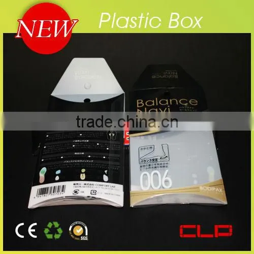 New made plastic clear packaging boxes custom logo