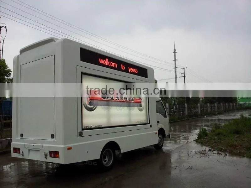 Popular LED billboard truck for celebrations and live broadcast, Yes-V8