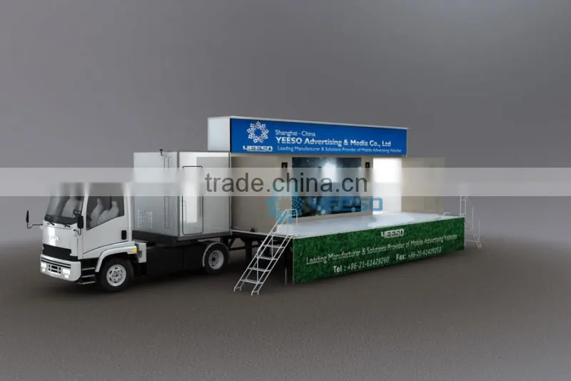 Shanghai YEESO Road show and entertainment Mobile LED Display Container YES-C40