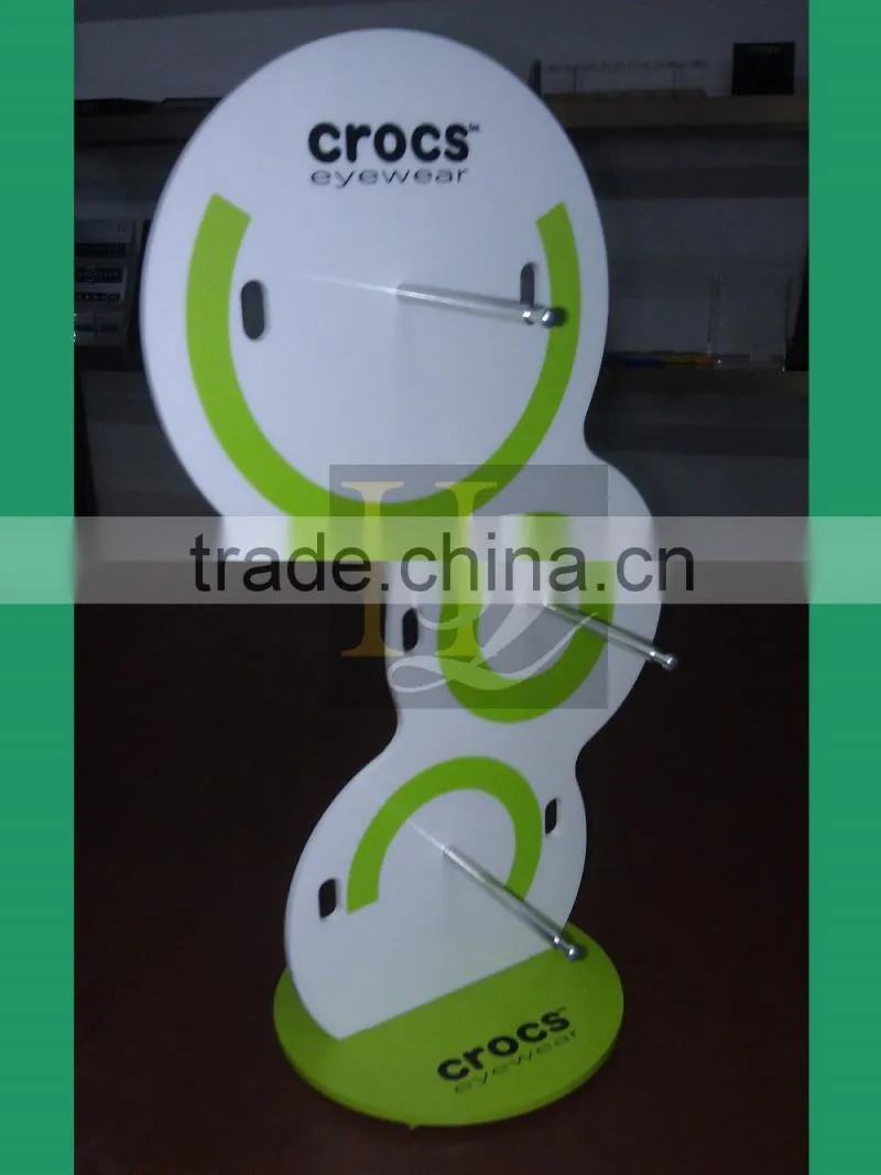 2012 Fashion Sunglass Display Stands/ Acrylic sunglass shelf