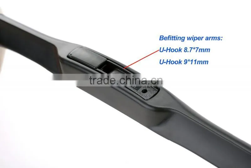 Aerodynamic and Sturdy Design CARALL Hybrid Front Windshield Wiper Blade