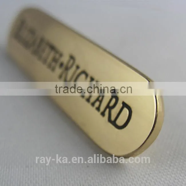 metal plate custom logo