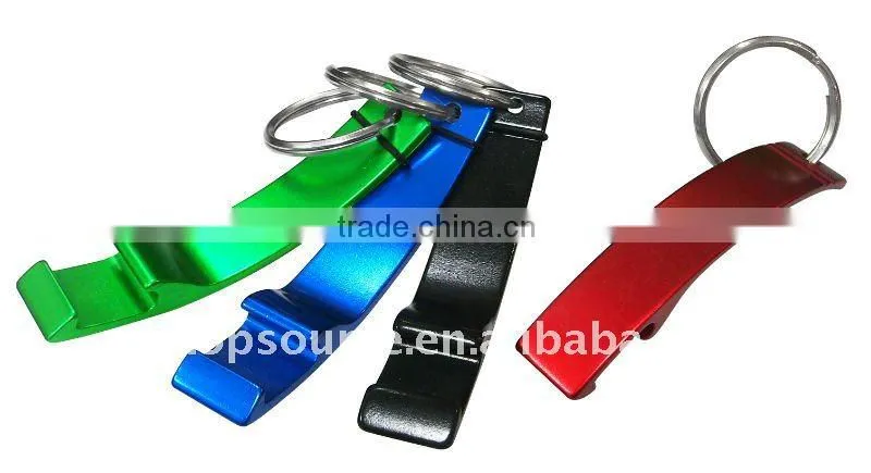 Hot Sale Mini Cheap Aluminum Colorful Shape Carabiner with Bottle Opener for promotion
