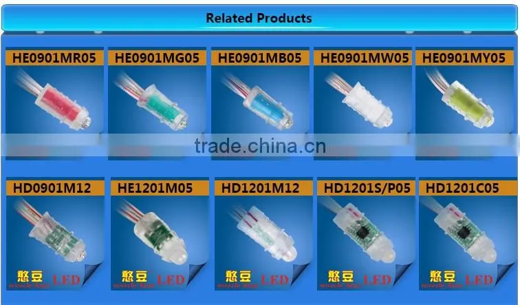 IP67 waterproof 30mm programmable 12V outdoor led point light connector for LED Decoration lighting