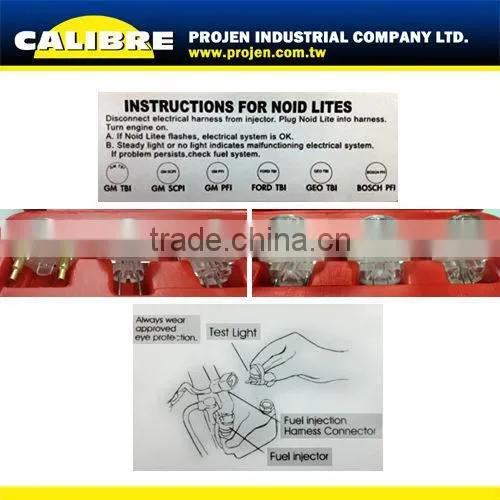 CALIBRE Auto Repair Tools 6pc Noid Light Set