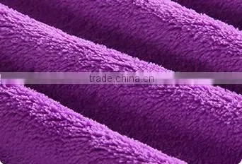 Elegant purple coral fleece blanket