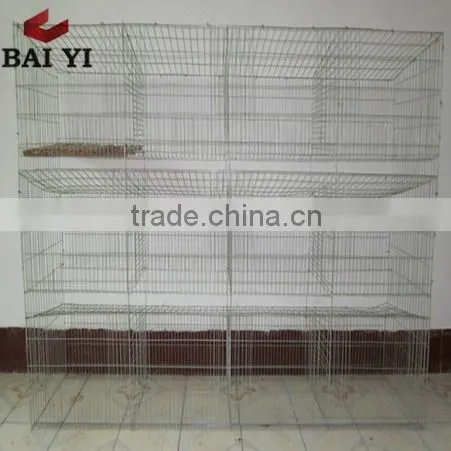 BAIYI Metal Rabbit Cage For Meat Rabbit / Breeding Rabbit / Female Rabbit