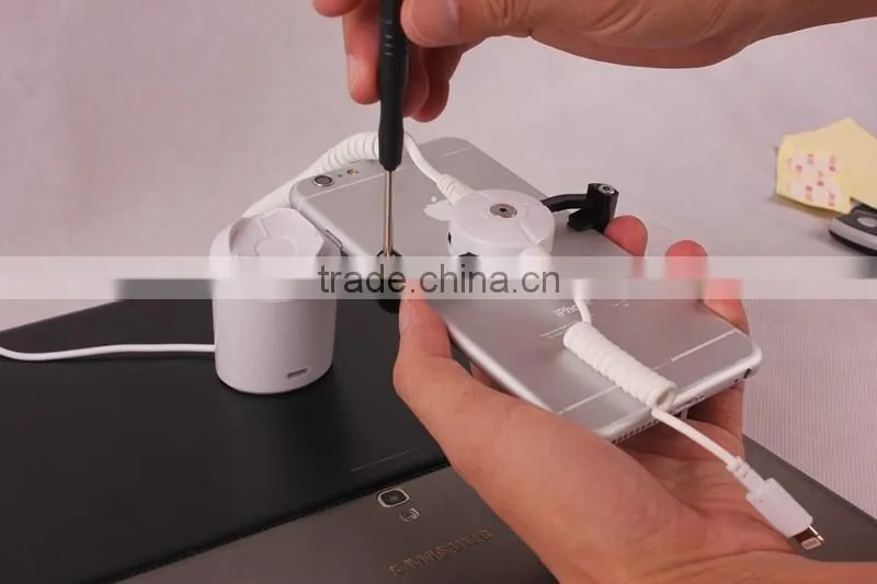 High sensitive popular security stand with grippers for mobile phone