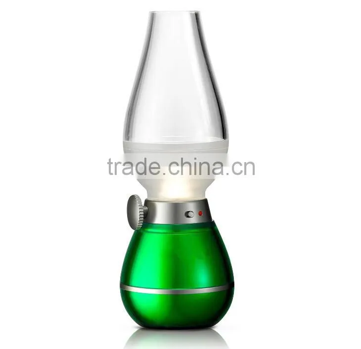 Colorful Wireless Blowing Control Kerosene Oil Desgin LED Lamp