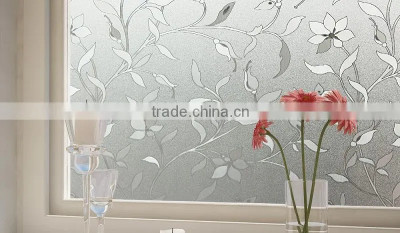 One way vision window tint film decorative static cling window film