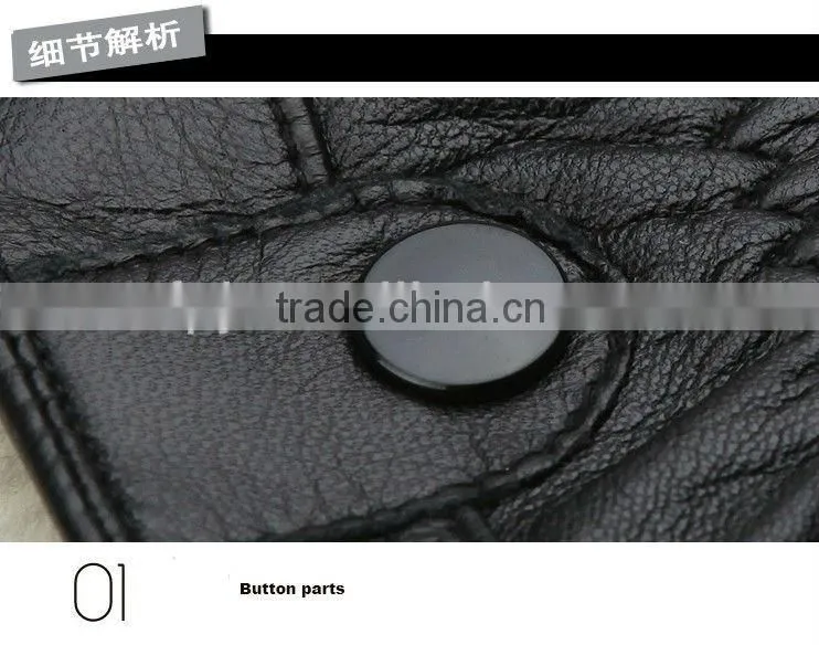 hot sale! Ethiopian hair sheep leather gloves for men