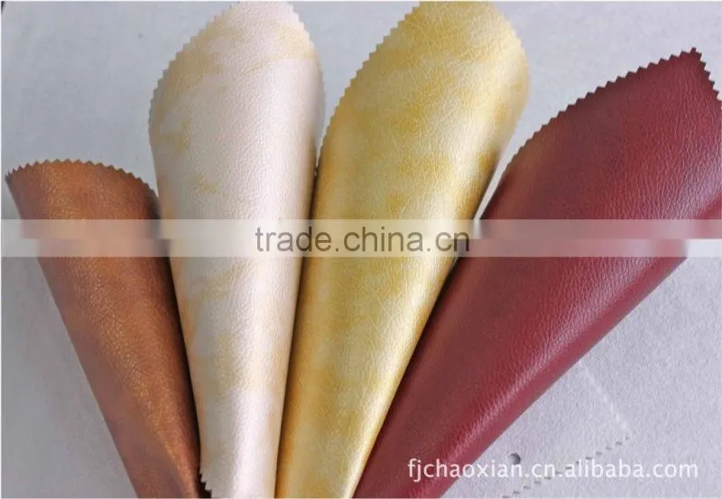 Printed pu microfiber leather for sofa