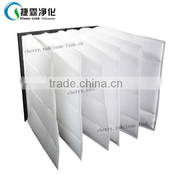 Huge Dust Capacity Diamond Spacer Self-supported air filter pocket filter