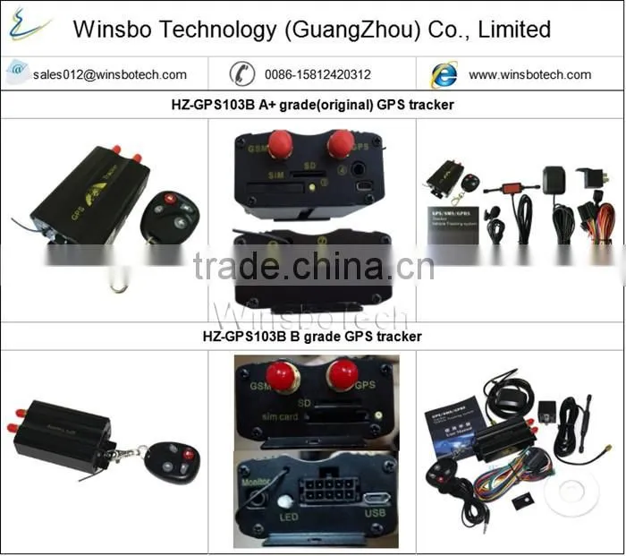High quality car/vehicle gps tracker TK103b GPS tracker