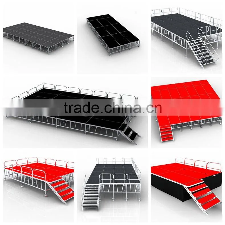 Outdoor event lightweight 1m x 1m smart stage design for sale