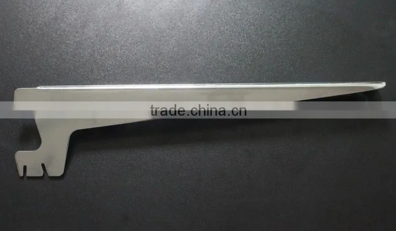 Angle adjustable wall bracket for shelf support