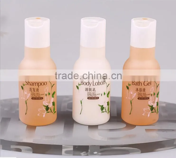 High quality pe bottle for cosmetics packaging/20ml-50ml empty plastic tubes and bottles/hotel amenitis