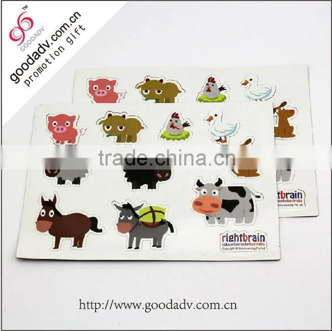 China supplier kids puzzle advertising magnetic jigsaw puzzle