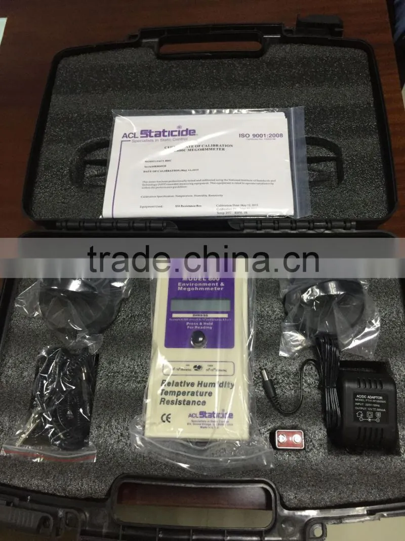 anti static wrist strap Surface Resistance Tester /Electro Static Field meter esd test equipment