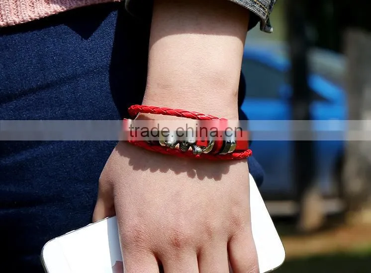 leather cuffs real handmade leather bracelet wholesale